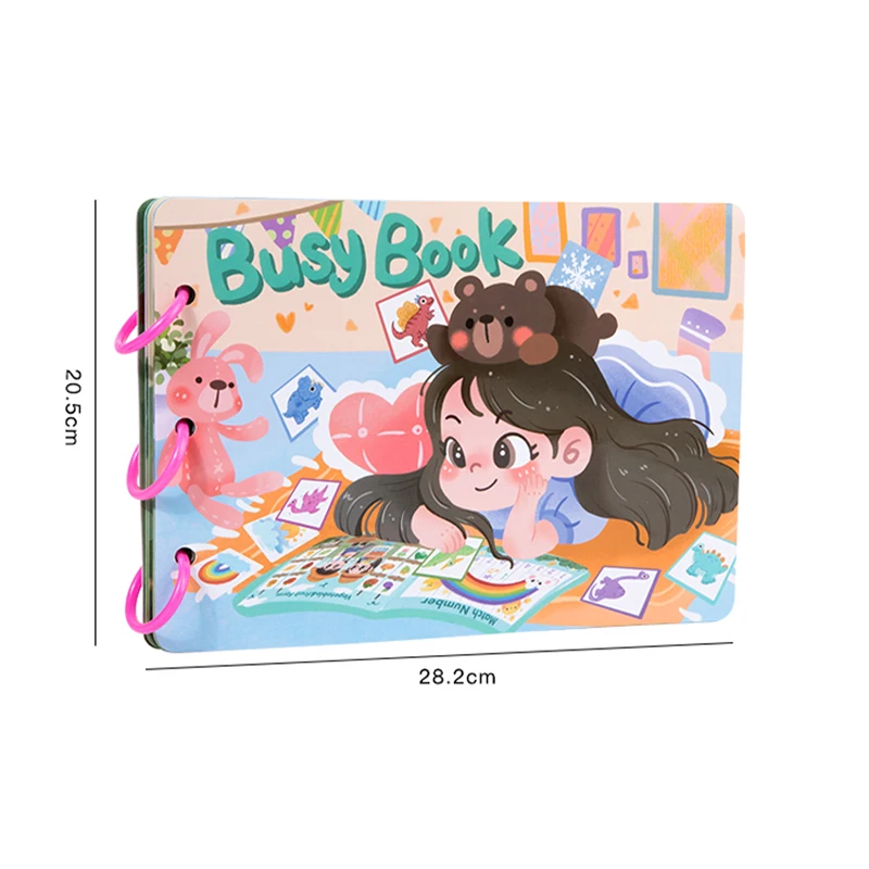 Quiet Sticker Book Busy Book Children's Treasure Handmade Sticker Book Montessori Early Education Enlightenment Toy - Image 6