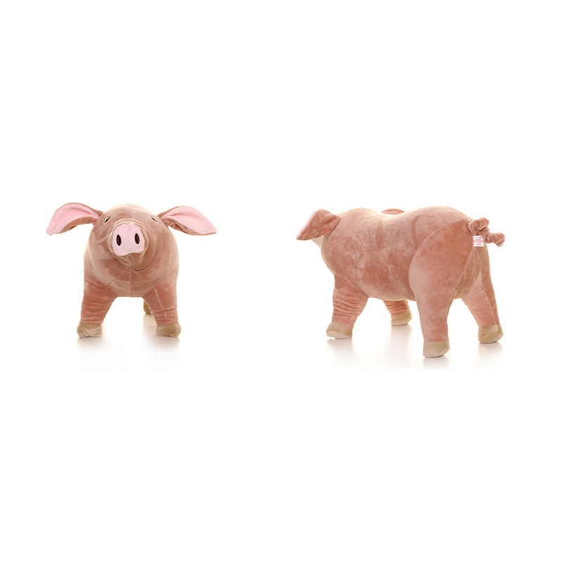Cute Realistic Pig Plush Toy Pig Doll Stuffed Animal Sleeping Comfort Doll - Image 5