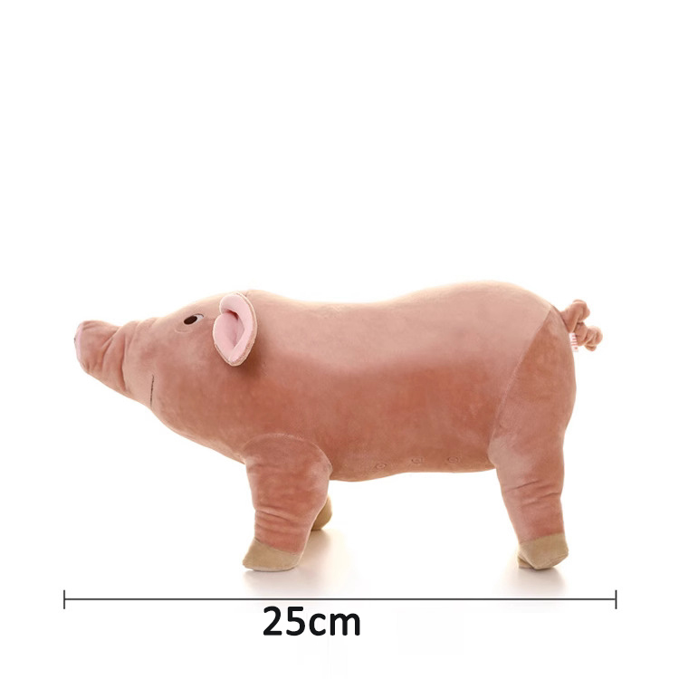 Cute Realistic Pig Plush Toy Pig Doll Stuffed Animal Sleeping Comfort Doll - Image 4