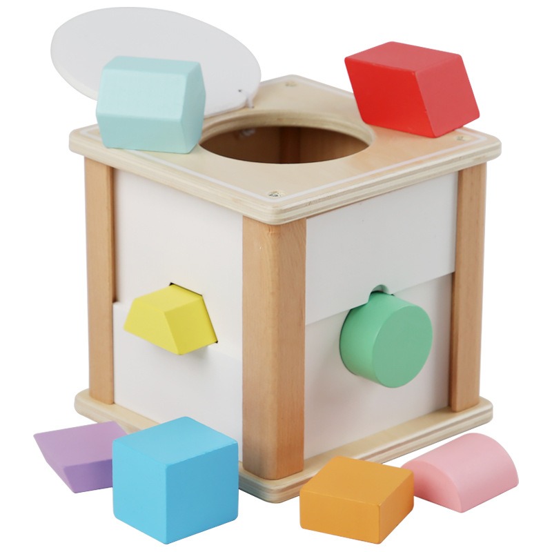Intelligence box, children's shape matching toy, porous geometry cognitive enlightenment toy - Image 5