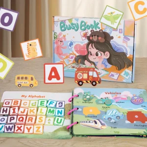 548993272 Quiet Sticker Book Busy Book Children's Treasure Handmade Sticker Book Montessori Early Education Enlightenment Toy