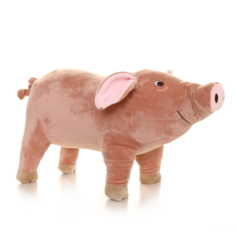 Cute Realistic Pig Plush Toy Pig Doll Stuffed Animal Sleeping Comfort Doll - Image 6