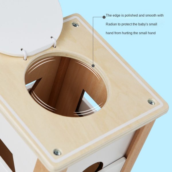 Intelligence box, children's shape matching toy, porous geometry cognitive enlightenment toy - Image 4
